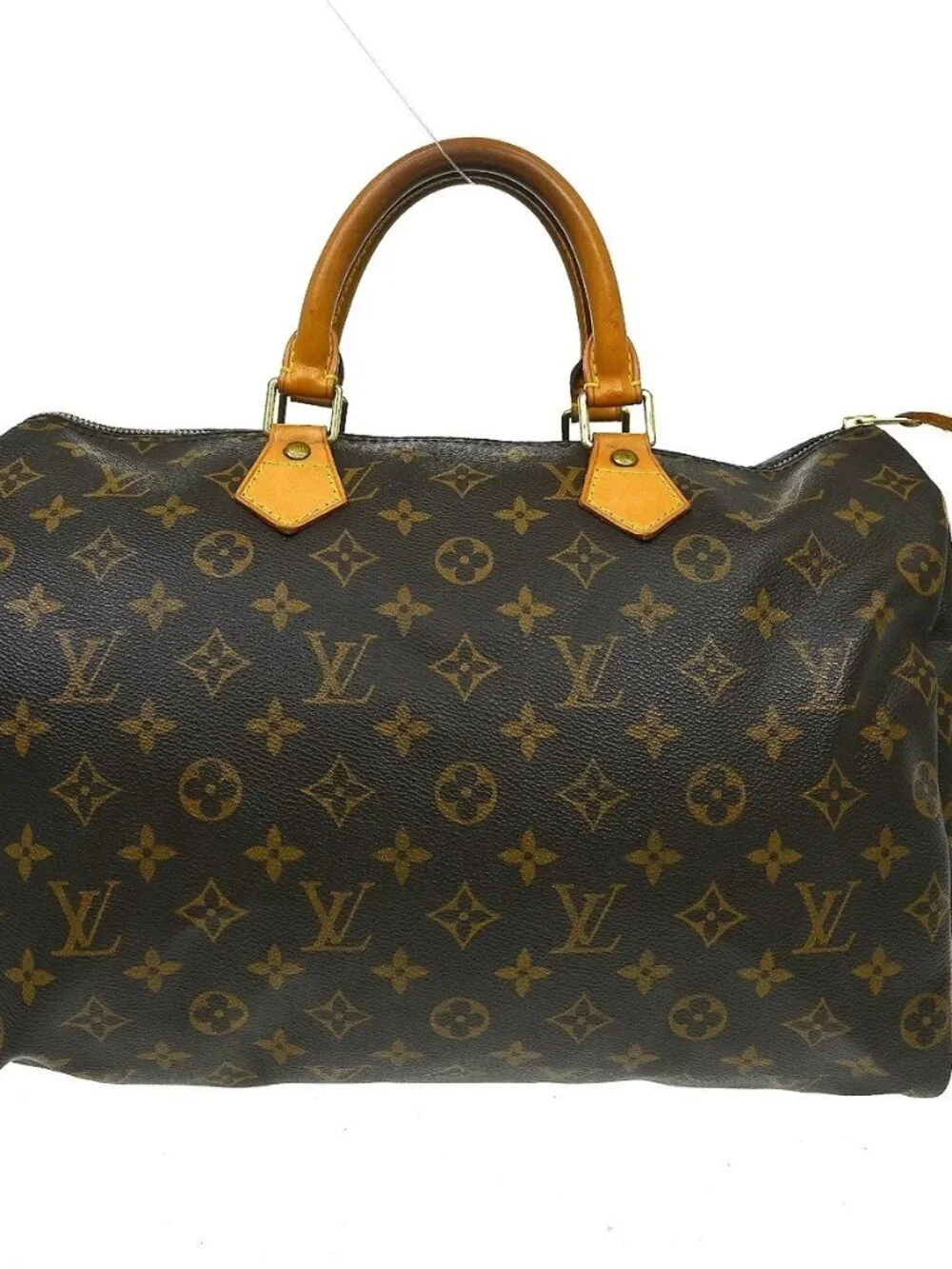 Best05 LOUIS VUITTON SPEEDY 35 HANDBAG PURSE MONOGRAM